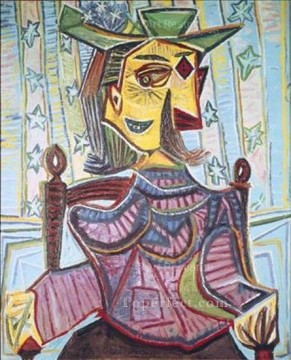 パブロ・ピカソ Painting - ドラ・マールが座る 1939年 パブロ・ピカソ